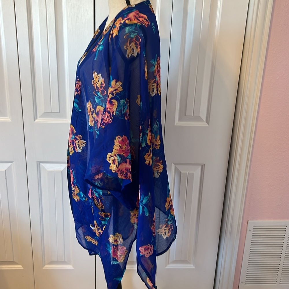 Royal Blue kimono- XXL - Picture 5 of 6